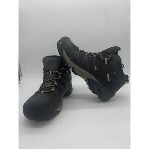 Keen Utility Men Size 14 D Lansing Mid Steel Toe WP EH Work Boot 1018079D